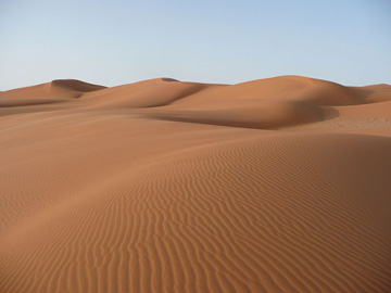 Libya: Desert scene.