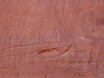 Libya: Neolithic rock art, Murzuq Basin.