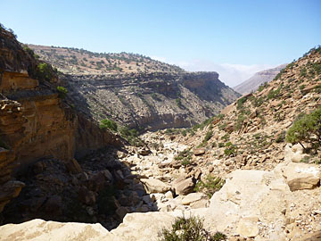 Morocco: View of the Early Cretaceous section at Assaka, Morocco. Part of study undertaken by NARG.