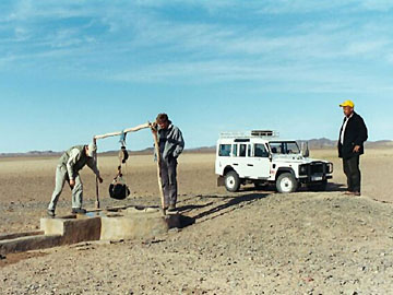Morocco: Water well.
